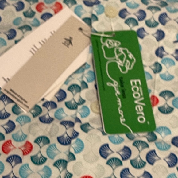 Penguin munsingwear NWT cotton viscose blend button up short sleeve - Picture 6 of 11